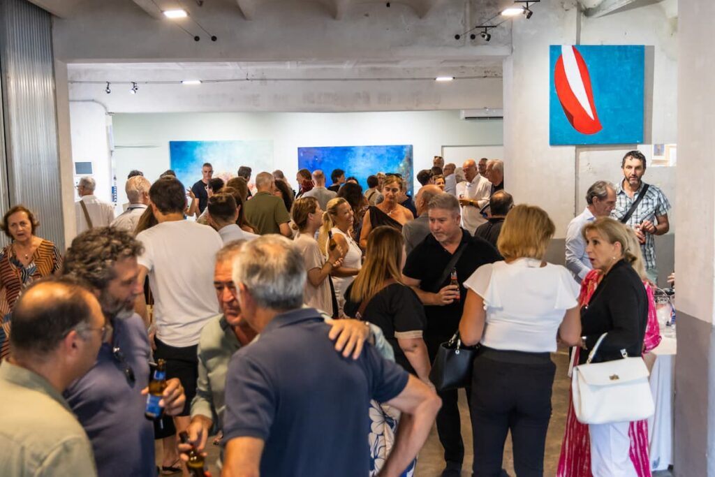 ‘Mar de arte’: Gaceta Náutica llena de público y pasión marinera el Garaje Son Armadams