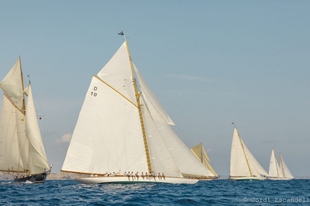 Póker de Big Boats en la Copa del Rey Repsol de Barcos de época