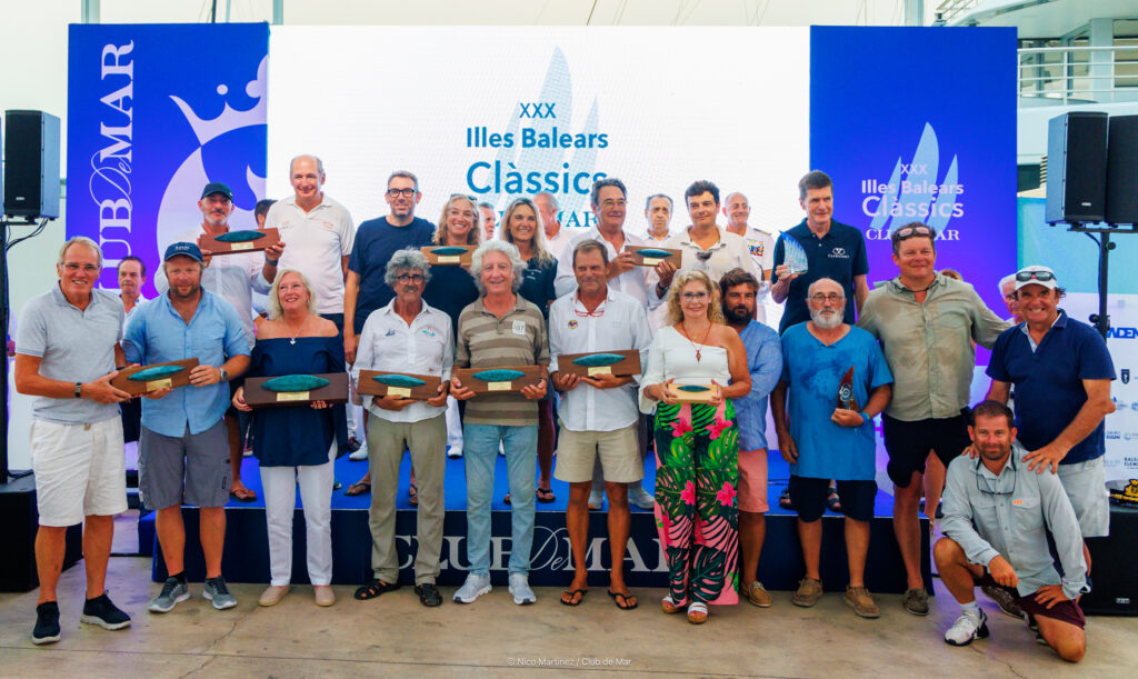 La entrega de premios pone el broche de oro a la XXX Regata Illes Balears Clàssics