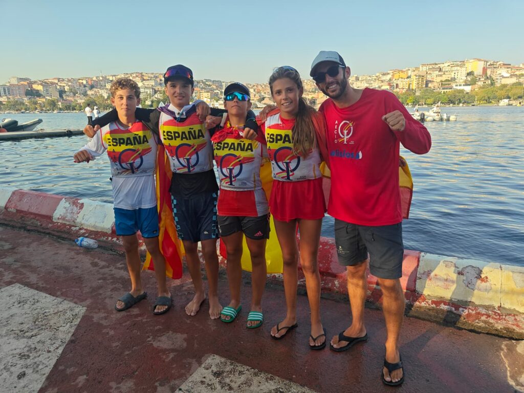 Bronce europeo para el equipo de Optimist del Real Club Náutico de Palma