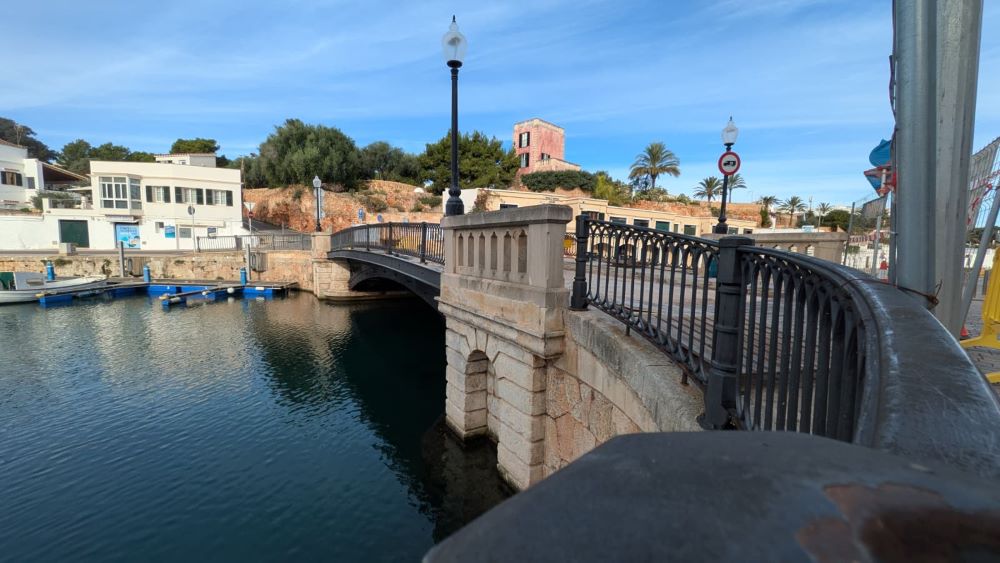 Ports IB rehabilita el puente de Sa Colàrsega en Ciutadella