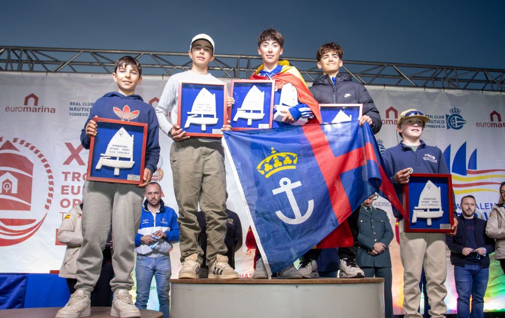 Jan Palou sube al podio de la Euromarina Optimist Torrevieja